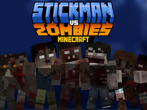 Stickman vs Zombies Minecraft gameplay preview